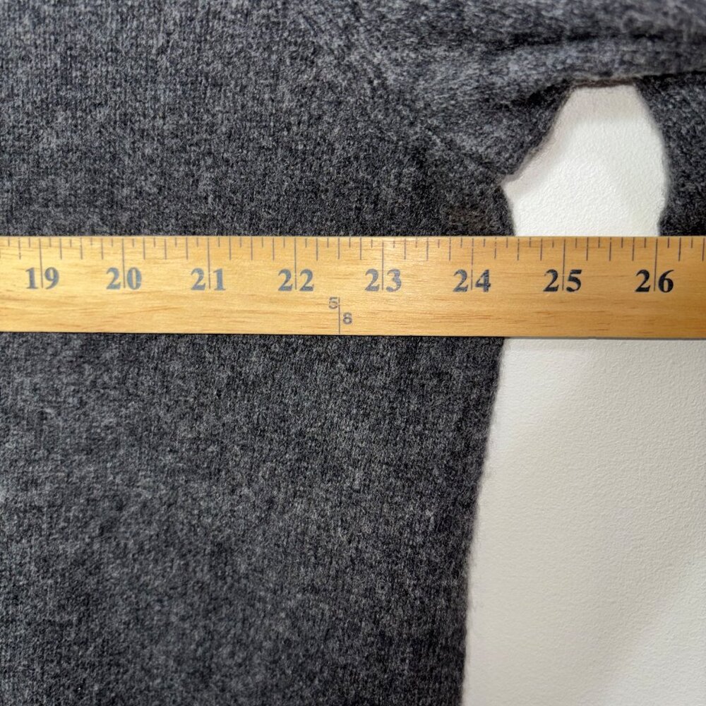 Patagonia Men's XXL Cashmere Wool Blend 1/4 Zip Knit Sweater Gray - Picture 5 of 10